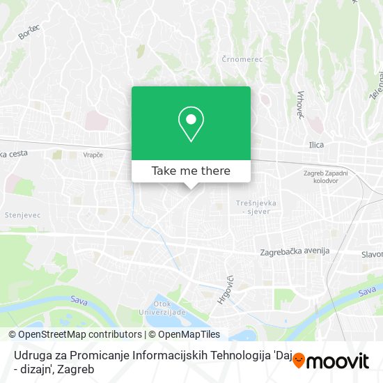 Udruga za Promicanje Informacijskih Tehnologija 'Daj - dizajn' map