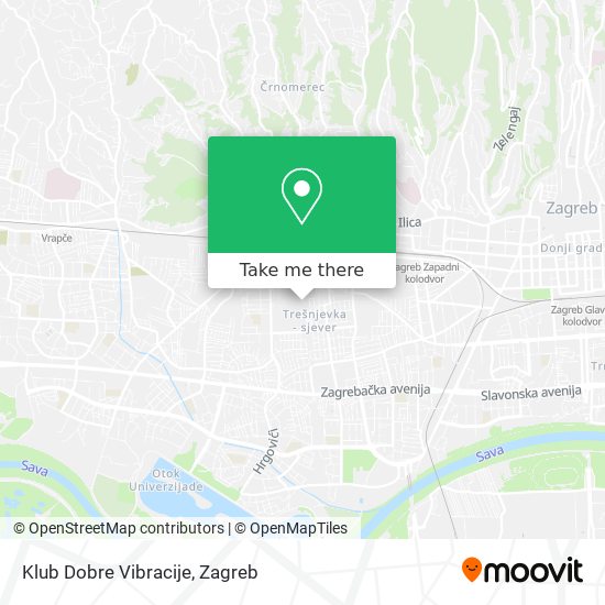 Klub Dobre Vibracije map