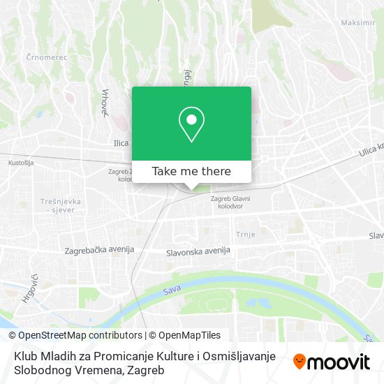 Klub Mladih za Promicanje Kulture i Osmišljavanje Slobodnog Vremena map