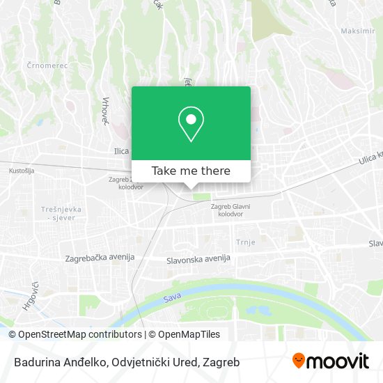 Badurina Anđelko, Odvjetnički Ured map