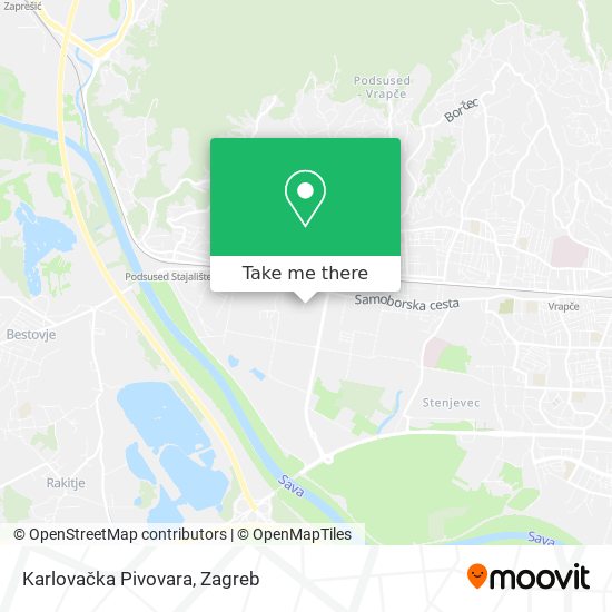 Karlovačka Pivovara map