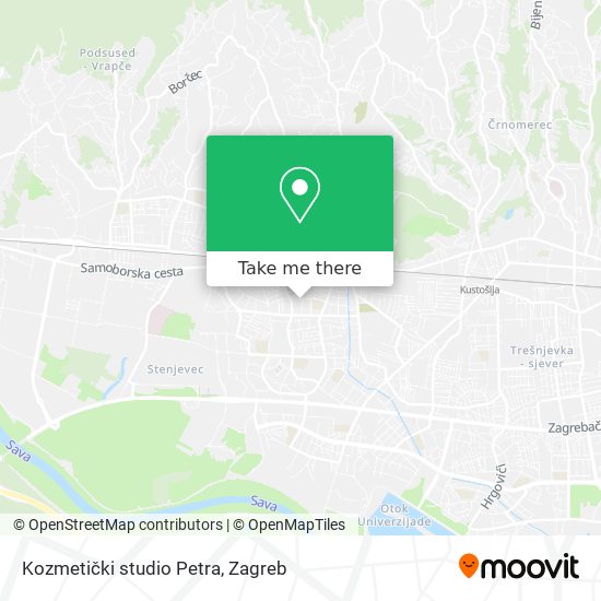Kozmetički studio Petra map