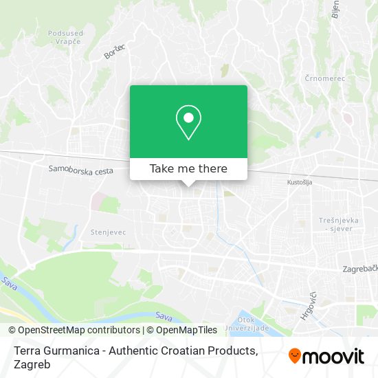 Terra Gurmanica - Authentic Croatian Products map