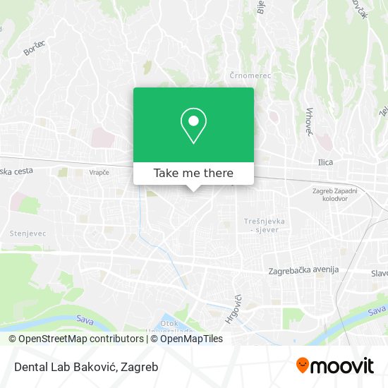 Dental Lab Baković map