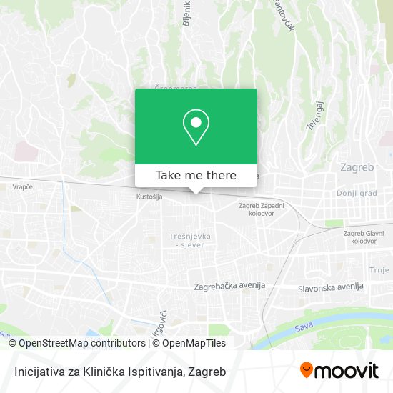 Inicijativa za Klinička Ispitivanja map