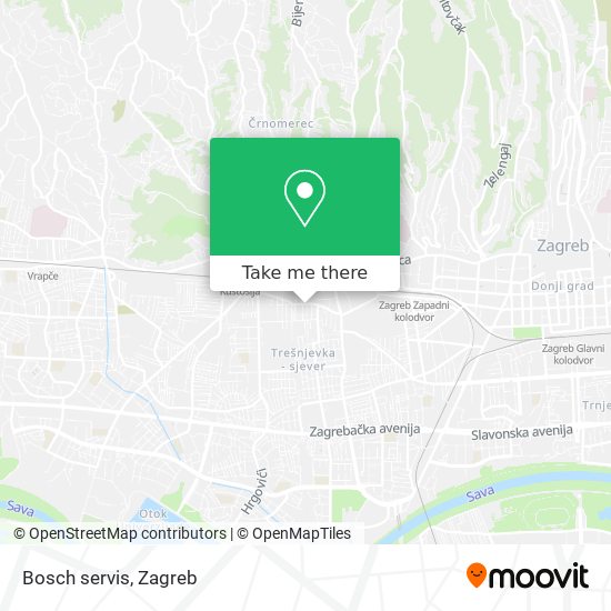 Bosch servis map