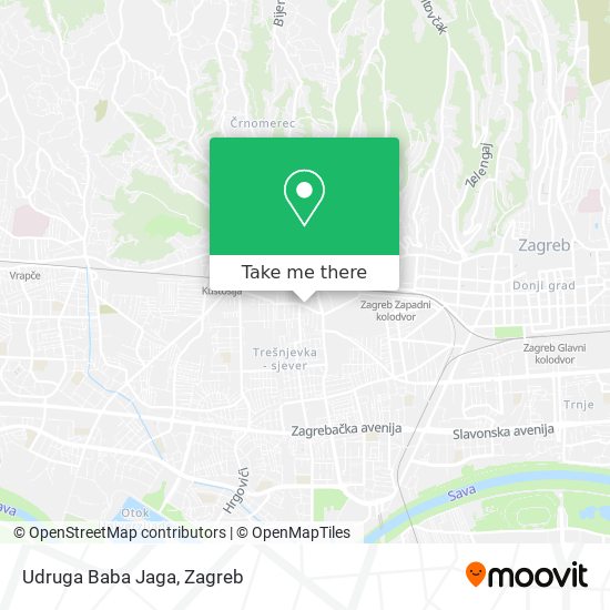 Udruga Baba Jaga map