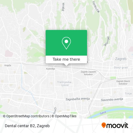 Dental centar B2 map