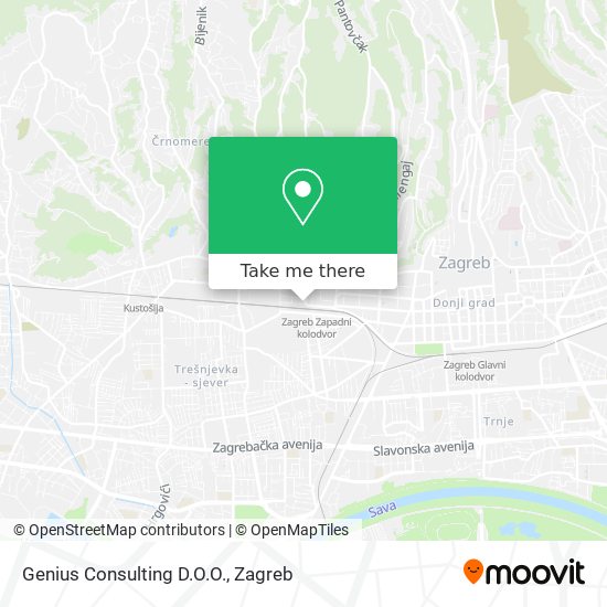 Genius Consulting D.O.O. map