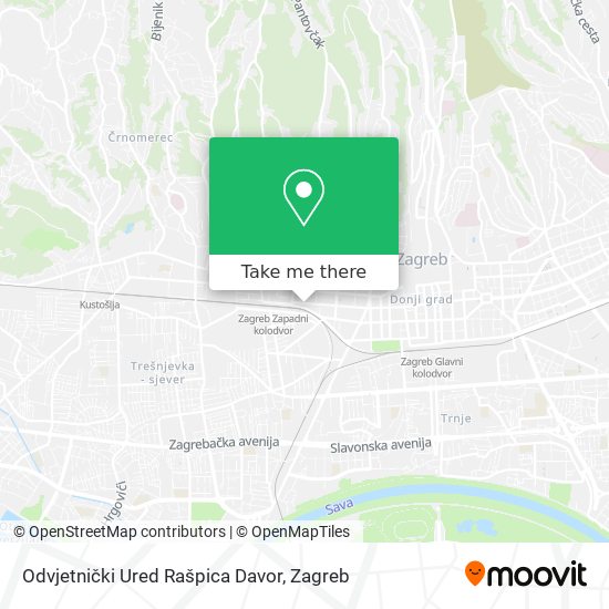 Odvjetnički Ured Rašpica Davor map
