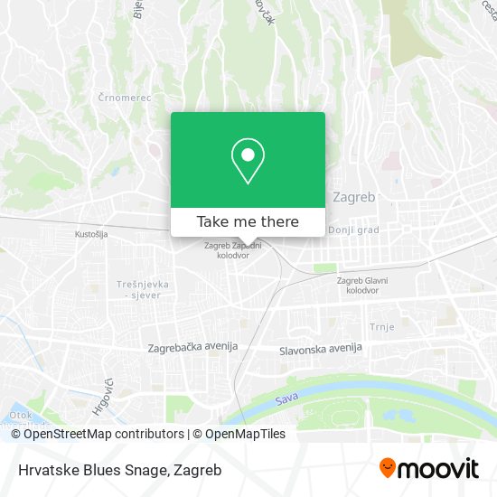 Hrvatske Blues Snage map