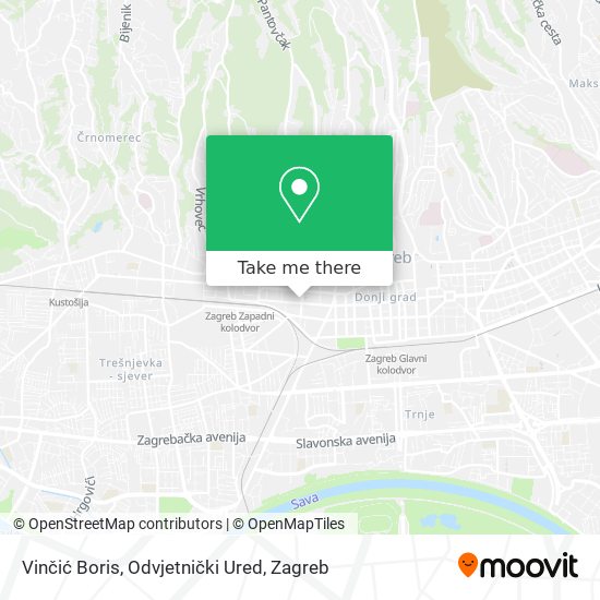 Vinčić Boris, Odvjetnički Ured map