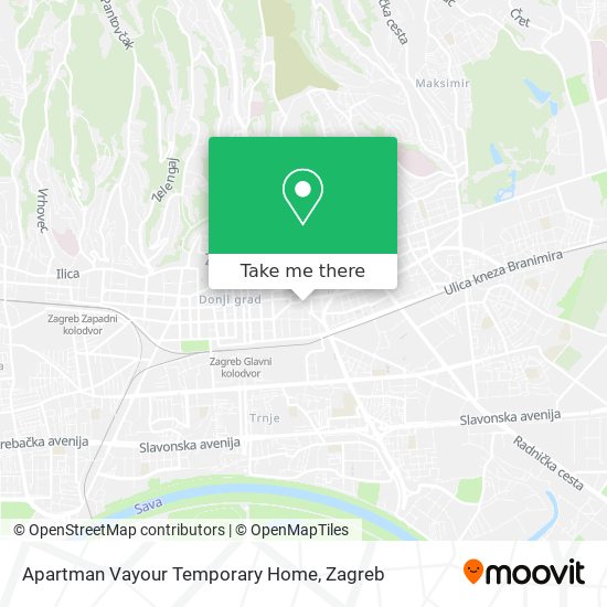 Apartman Vayour Temporary Home map