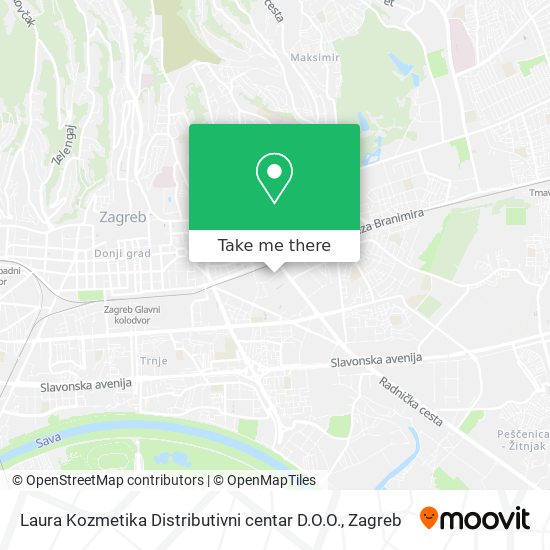 Laura Kozmetika Distributivni centar D.O.O. map