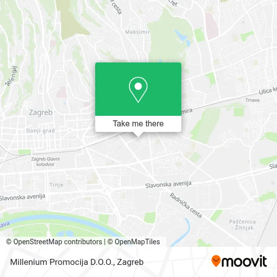 Millenium Promocija D.O.O. map