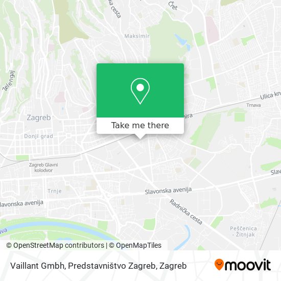 Vaillant Gmbh, Predstavništvo Zagreb map
