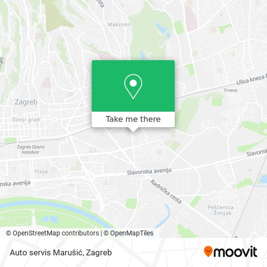 Auto servis Marušić map