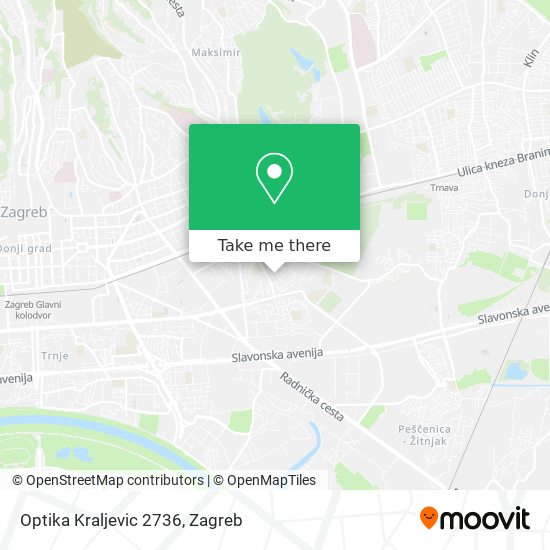 Optika Kraljevic 2736 map