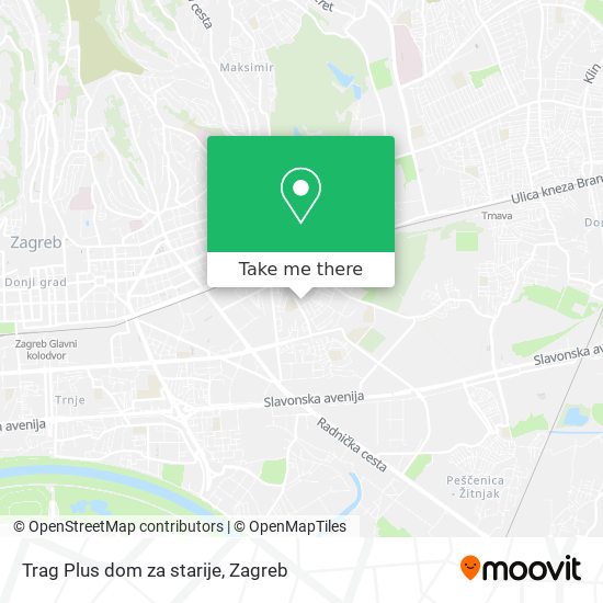 Trag Plus dom za starije map