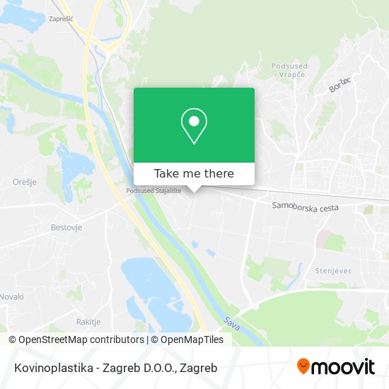 Kovinoplastika - Zagreb D.O.O. map