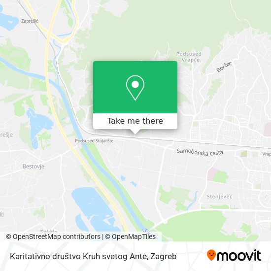Karitativno društvo Kruh svetog Ante map