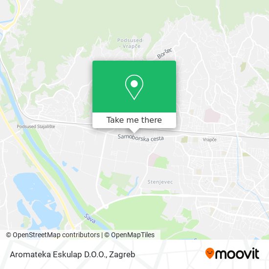 Aromateka Eskulap D.O.O. map