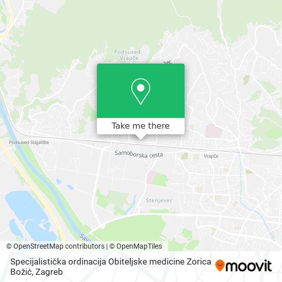 Specijalistička ordinacija Obiteljske medicine Zorica Božić map