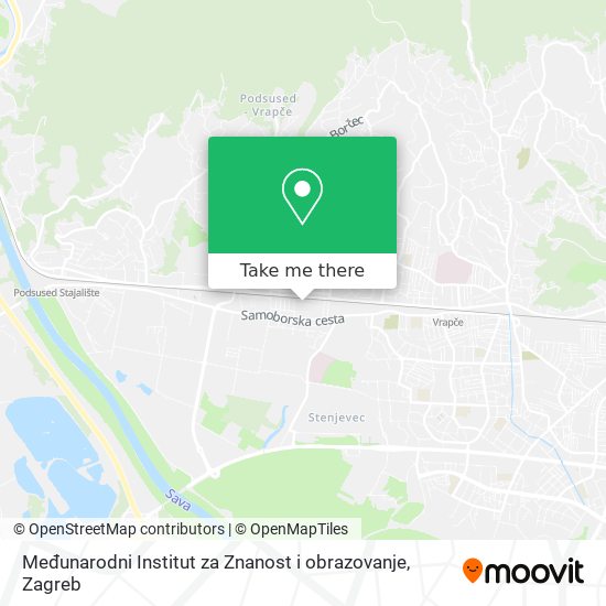 Međunarodni Institut za Znanost i obrazovanje map