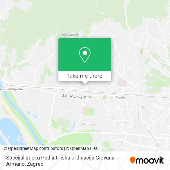 Specijalistička Pedijatrijska ordinacija Giovana Armano map