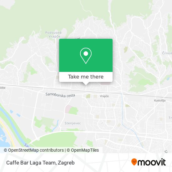 Caffe Bar Laga Team map