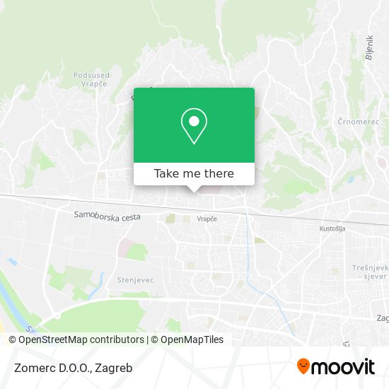 Zomerc D.O.O. map