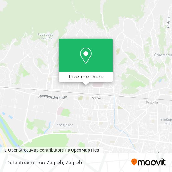 Datastream Doo Zagreb map