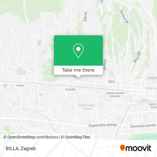 BILLA map