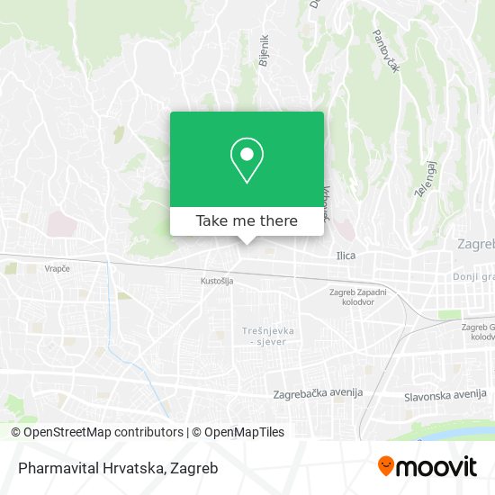 Pharmavital Hrvatska map