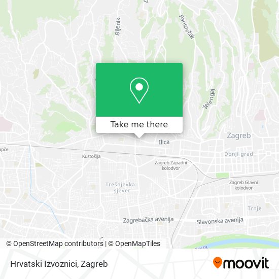 Hrvatski Izvoznici map