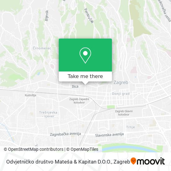 Odvjetničko društvo Mateša & Kapitan D.O.O. map