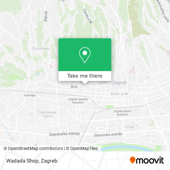 Wadada Shop map