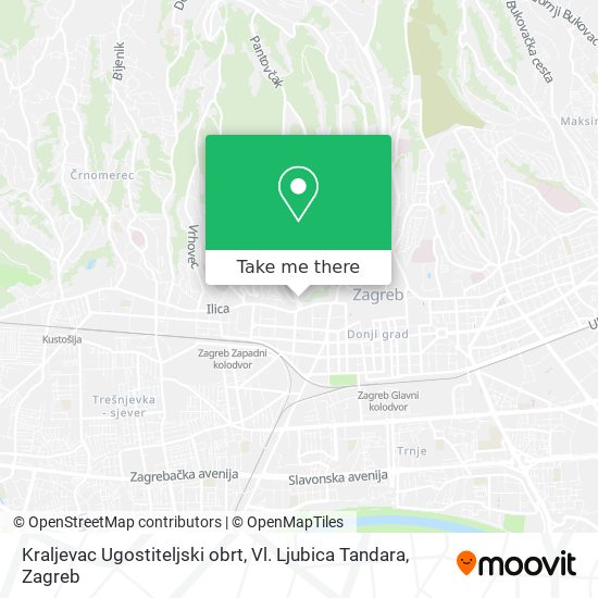 Kraljevac Ugostiteljski obrt, Vl. Ljubica Tandara map