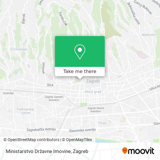 Ministarstvo Državne Imovine map