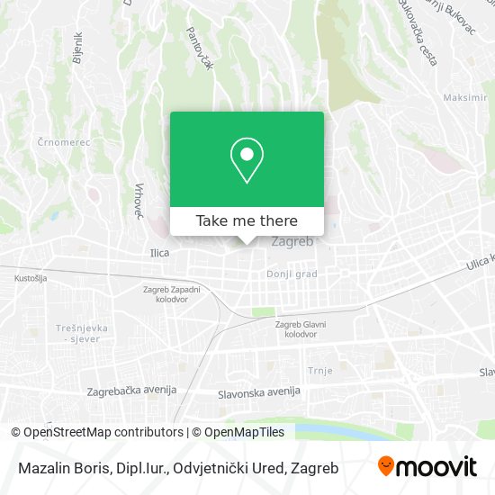 Mazalin Boris, Dipl.Iur., Odvjetnički Ured map