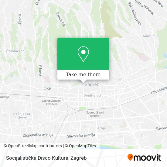 Socijalistička Disco Kultura map