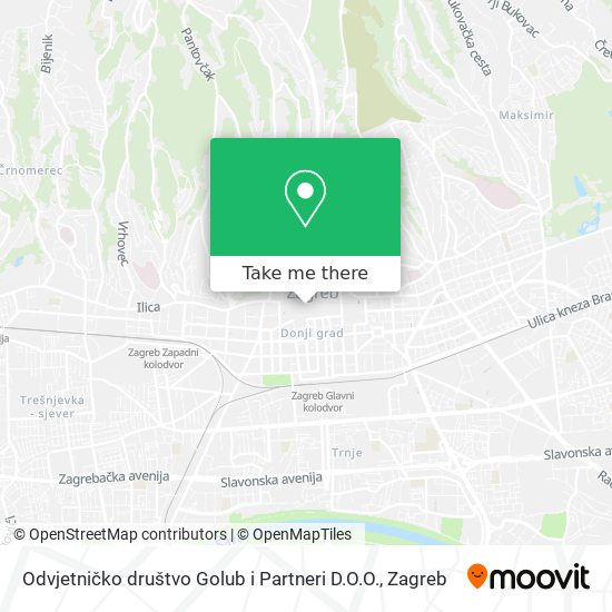 Odvjetničko društvo Golub i Partneri D.O.O. map