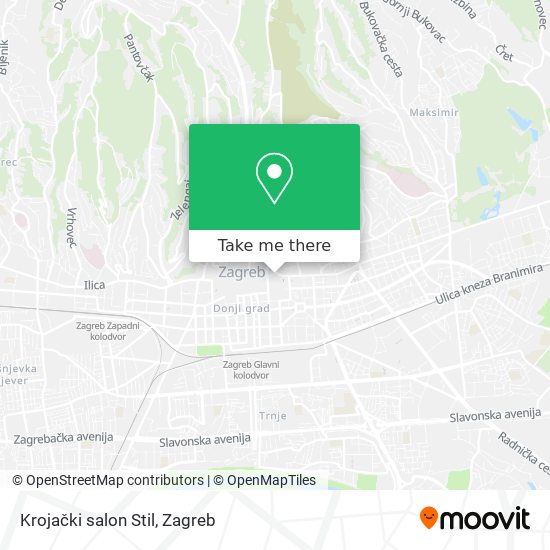 Krojački salon Stil map