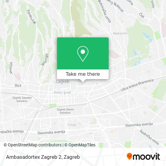 Ambasadortex Zagreb 2 map
