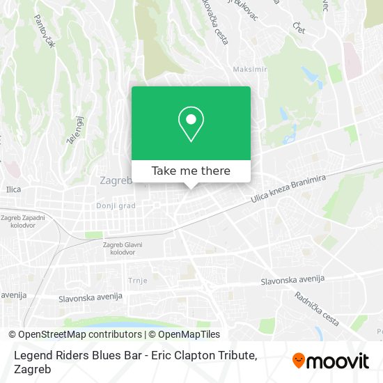 Legend Riders Blues Bar - Eric Clapton Tribute map