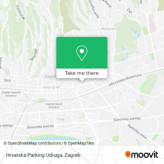 Hrvatska Parking Udruga map