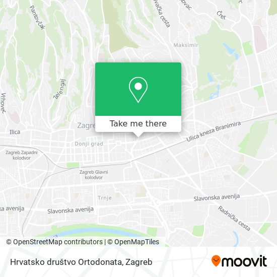 Hrvatsko društvo Ortodonata map