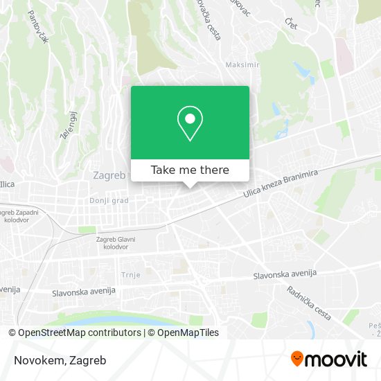 Novokem map