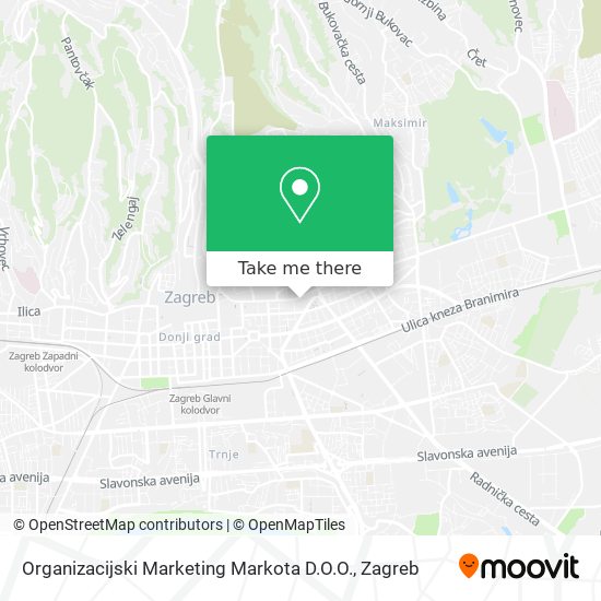 Organizacijski Marketing Markota D.O.O. map