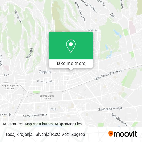 Tečaj Krojenja i Šivanja 'Ruža Vez' map